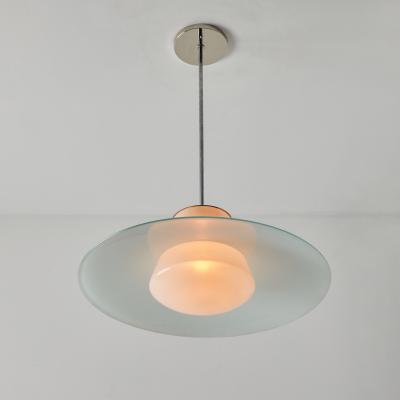 Doria Leuchten 1950s Model 913 3522 55 Glass Metal Ceiling Lamp By Wolfgang T mpel for Doria