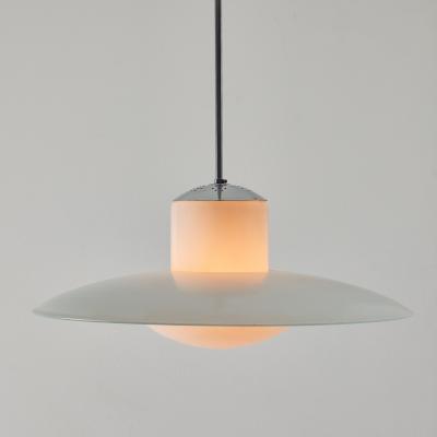 Doria Leuchten 1950s Model 913 3522 55 Glass Metal Ceiling Lamp By Wolfgang T mpel for Doria