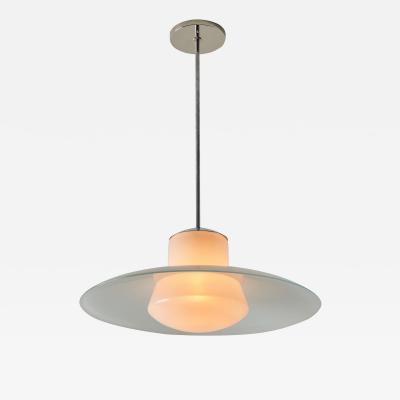 Doria Leuchten 1950s Model 913 3522 55 Glass Metal Ceiling Lamp By Wolfgang T mpel for Doria