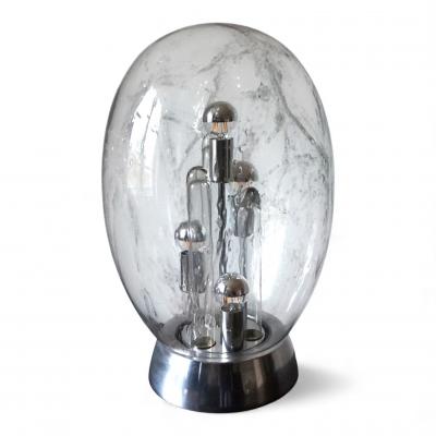 Doria Leuchten Doria Big Ball Space Age table lamp 1970