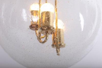 Doria Leuchten Huge Round Brass Sputnik Chandelier or Pendant Lamp by Doria