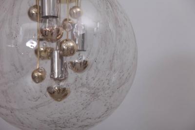 Doria Leuchten Huge Sputnik Bubble Glass Pendant Lamp by Doria