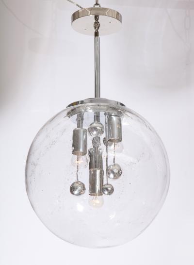 Doria Leuchten Large Murano Glass Globe Sputnik Pendant 