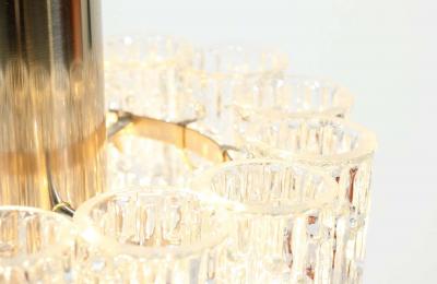 Doria Leuchten Mid Century Chrome Murano Table Lamp by Doria Leuchten