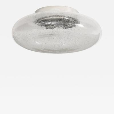 Doria Leuchten Mid Century Seed Glass Flushmount