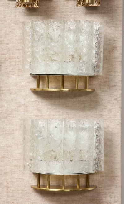 Doria Leuchten Pair of 1960s Tube Sconces by Doria