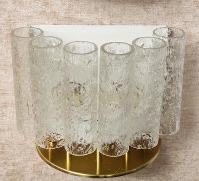 Doria Leuchten Pair of 1960s Tube Sconces by Doria