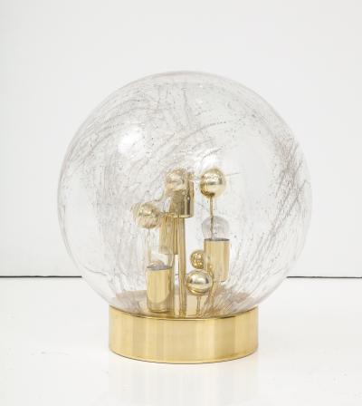 Doria Leuchten Pair of 1970s Large Sputnik Murano Glass Table Lamps by Doria