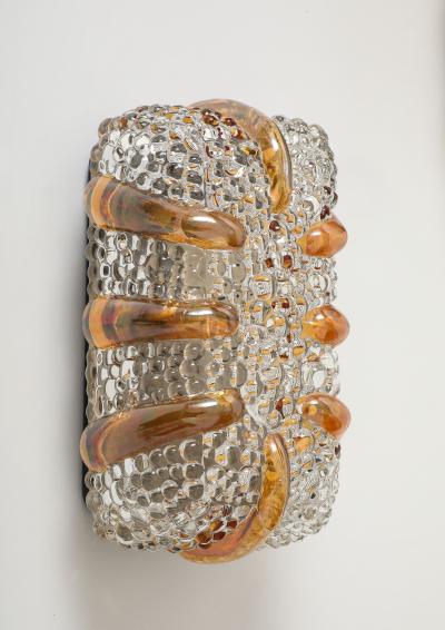 Doria Leuchten Scandinavian Modern Art Glass Sconces