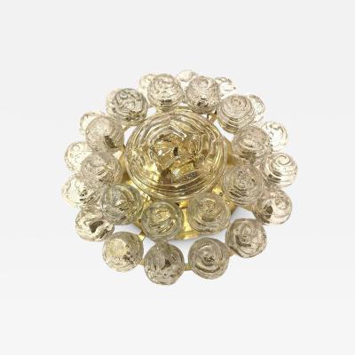 Doria Leuchten Spectacular Extra Large Murano Ceiling Flush Mount Fixture by Doria 