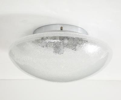Doria Leuchten XL Doria Seed Glass Dome Flushmount