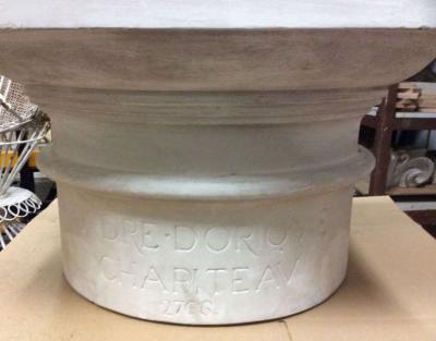 Doric capital in plaster France end of the XIXth century