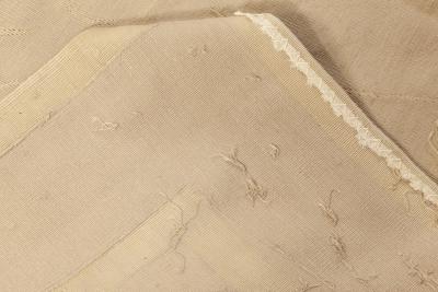 Doris Leslie Blau Aubusson Style Modern Beige Wool Rug by Eric Cohler