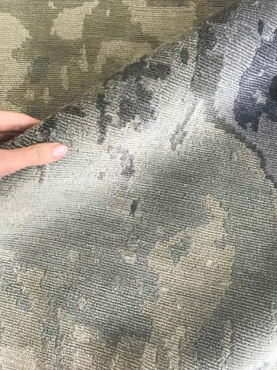 Doris Leslie Blau Collection Abstract Kusafiri Eskayel Natural Silk Rug