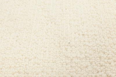 Doris Leslie Blau Collection Alpine White Handmade in Natural Lambswool Runner