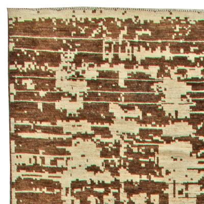 Doris Leslie Blau Collection Anatolia Traditiona Brown and Beige Wool Rug