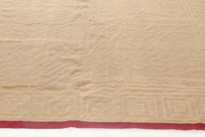 Doris Leslie Blau Collection Aubusson Brown Red Rug by Mariette Himes Gomez