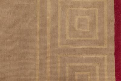 Doris Leslie Blau Collection Aubusson Brown Red Rug by Mariette Himes Gomez