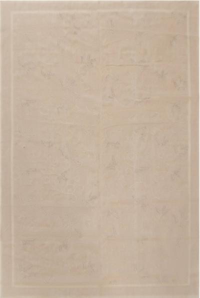 Doris Leslie Blau Collection Aubusson Design Beige Rug by Eric Cohler