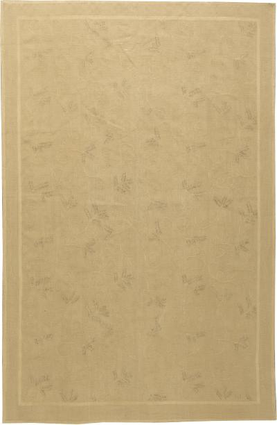 Doris Leslie Blau Collection Aubusson Floral Design Rug by Eric Cohler