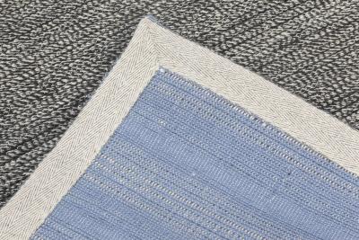 Doris Leslie Blau Collection Bauer Minimalist Gray Handmade Wool Rug I