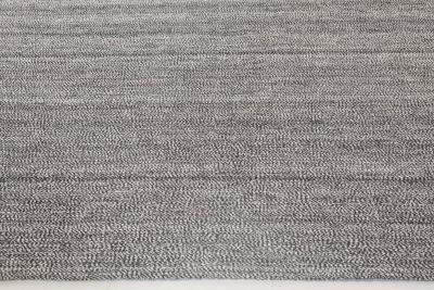 Doris Leslie Blau Collection Bauer Minimalist Gray Handmade Wool Rug I