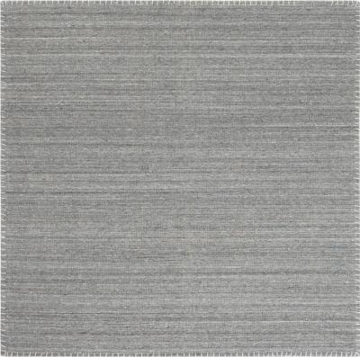 Doris Leslie Blau Collection Bauer Pattern Less Design Gray Wool Rug II