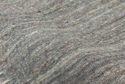 Doris Leslie Blau Collection Bauer Pattern Less Design Gray Wool Rug II