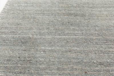 Doris Leslie Blau Collection Bauer Pattern Less Design Gray Wool Rug II