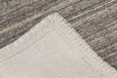 Doris Leslie Blau Collection Bauer Pattern Less Rug III in Gray and Brown