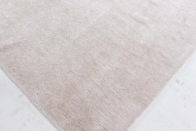 Doris Leslie Blau Collection Beige Handmade Wool and Silk Rug