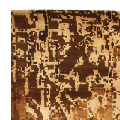 Doris Leslie Blau Collection Brown and Gold Elements Rug