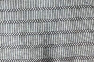 Doris Leslie Blau Collection Buxus Wool Rug in Steel Blue Gray and Ivory