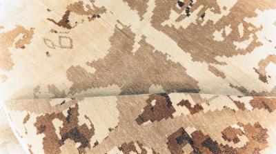 Doris Leslie Blau Collection Contemporary Abstract Design Rug in Brown and Beige