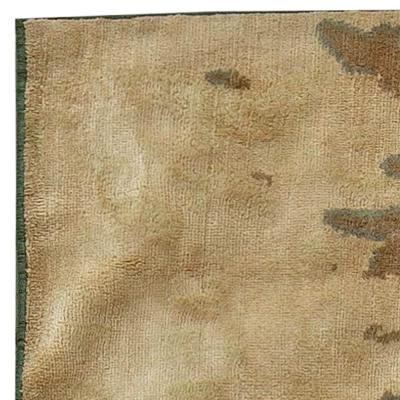 Doris Leslie Blau Collection Contemporary Chestnut Beige Hand Knotted Silk Rug