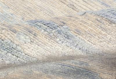 Doris Leslie Blau Collection Contemporary Dreamy Beige Blue High Low Rug