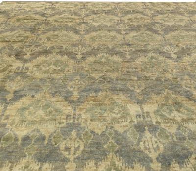 Doris Leslie Blau Collection Contemporary Mallow Mint Abstract Handmade Rug
