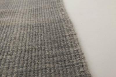 Doris Leslie Blau Collection Contemporary Muted Silver Blue Flat Weave Wool Rug
