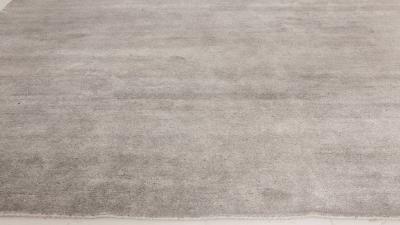 Doris Leslie Blau Collection Contemporary Silver Handmade Wool Rug