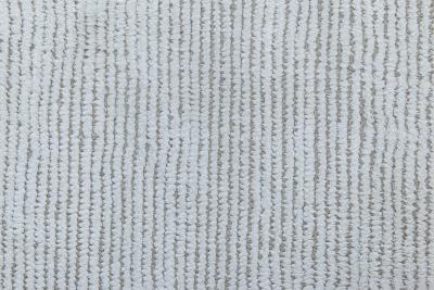 Doris Leslie Blau Collection Contemporary Solid Off White Beige Gray Wool Rug