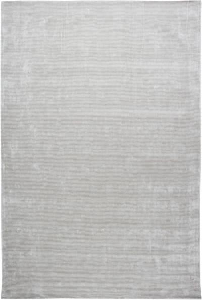 Doris Leslie Blau Collection Contemporary Striped Silver Handmade Wool Rug