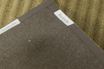 Doris Leslie Blau Collection Contemporary Striped Twisted Belts Leather Rug