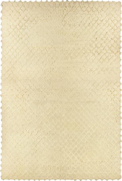 Doris Leslie Blau Collection Contemporary Tulu Style Beige Hand Knotted Wool Rug