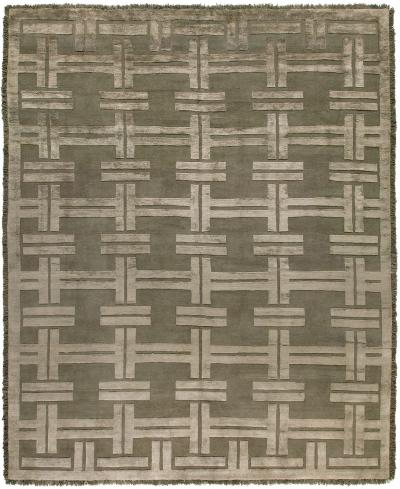 Doris Leslie Blau Collection Contemporary Vittorio Geometric Design Handmade Rug