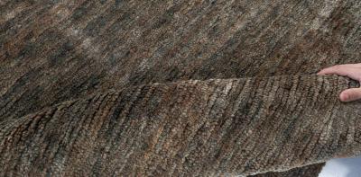 Doris Leslie Blau Collection Custom Brown Hand Knotted Hemp Carpet