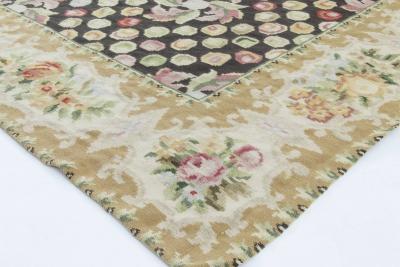 Doris Leslie Blau Collection European Inspired Bassarabian Botanic Wool Rug