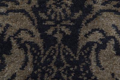 Doris Leslie Blau Collection European Inspired Tibetan Black Gold Brown Rug