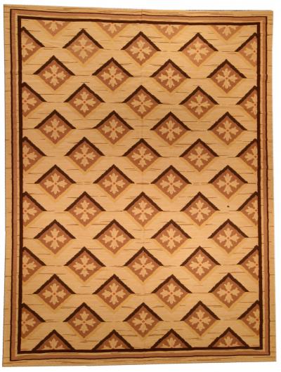 Doris Leslie Blau Collection Floral Aubusson Rug Designed by Matthew P Smith