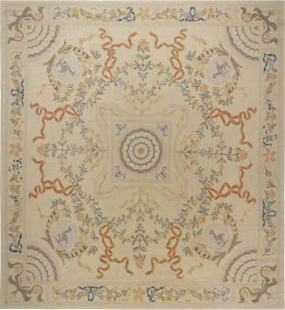 Doris Leslie Blau Collection Floral Bessarabian Design Handmade Wool Rug