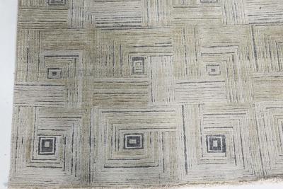 Doris Leslie Blau Collection Geometric Maze Hand Knotted Silk Rug